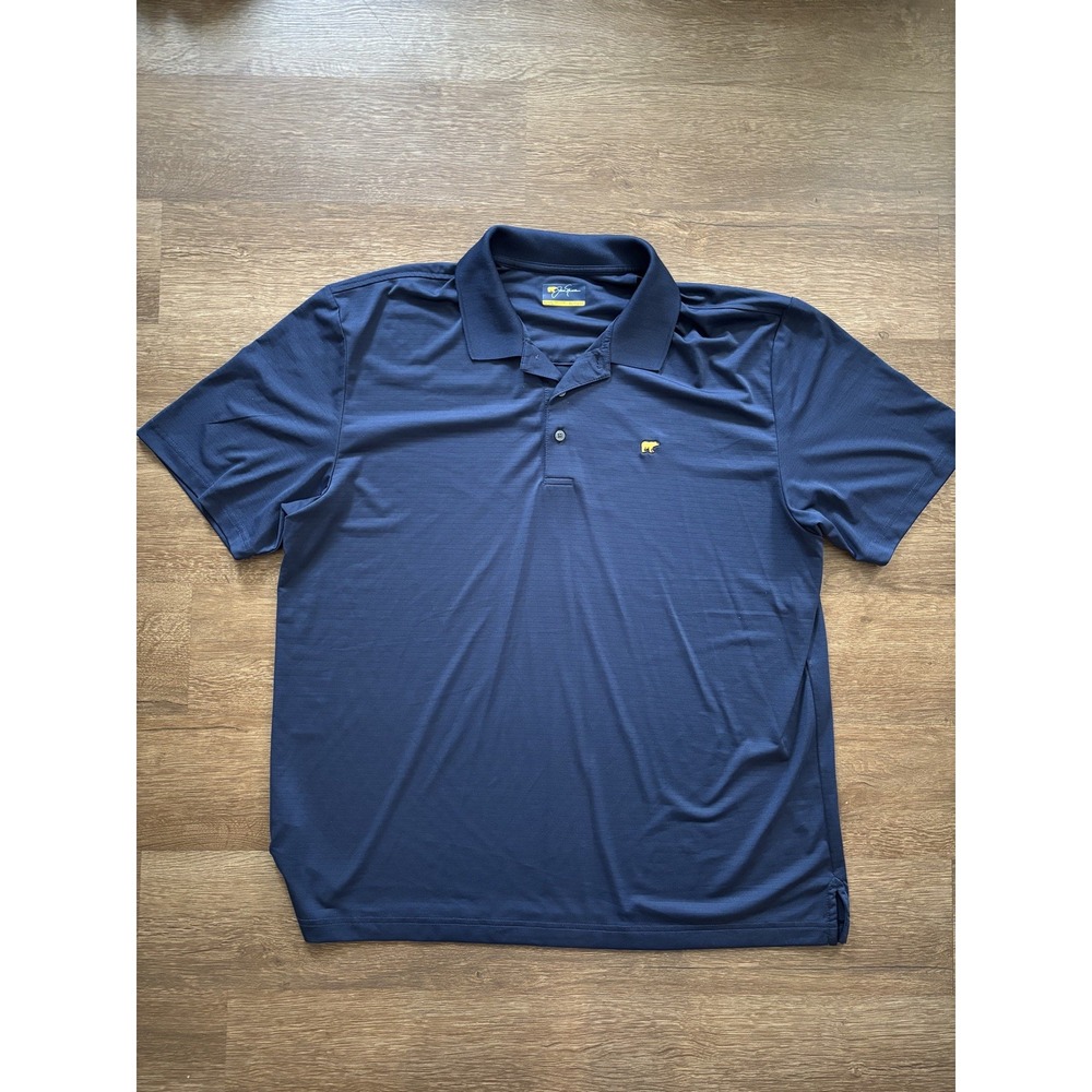 Mens Jack Nicklaus Golden Bear Short Sleeve Polo‎ Shirt Size XXL 2XL - NICE Navy